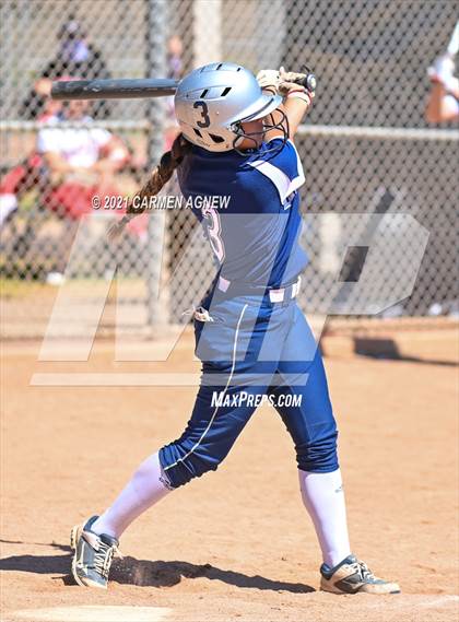 Thumbnail 1 in Cypress Woods vs Bryan (NFCA Texas High School Leadoff Classic Tournament) photogallery.