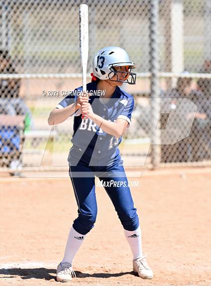 Thumbnail 2 in Cypress Woods vs Bryan (NFCA Texas High School Leadoff Classic Tournament) photogallery.
