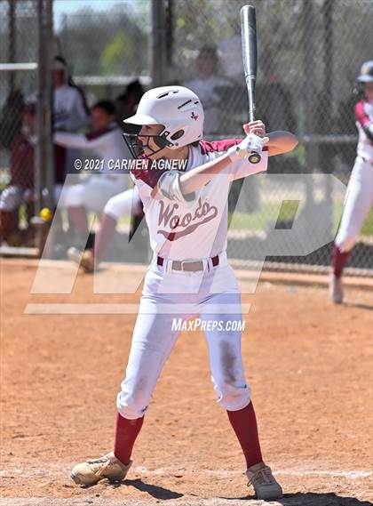 Thumbnail 2 in Cypress Woods vs Bryan (NFCA Texas High School Leadoff Classic Tournament) photogallery.