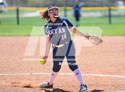 Thumbnail 3 in Cypress Woods vs Bryan (NFCA Texas High School Leadoff Classic Tournament) photogallery.