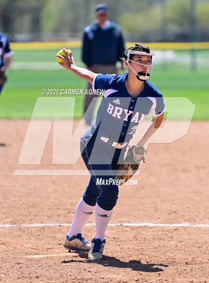 Thumbnail 3 in Cypress Woods vs Bryan (NFCA Texas High School Leadoff Classic Tournament) photogallery.