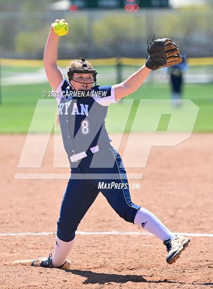 Thumbnail 3 in Cypress Woods vs Bryan (NFCA Texas High School Leadoff Classic Tournament) photogallery.