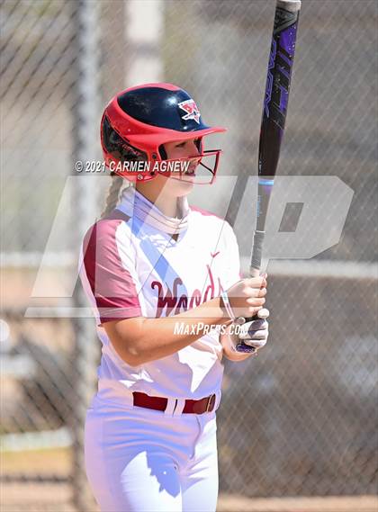 Thumbnail 2 in Cypress Woods vs Bryan (NFCA Texas High School Leadoff Classic Tournament) photogallery.