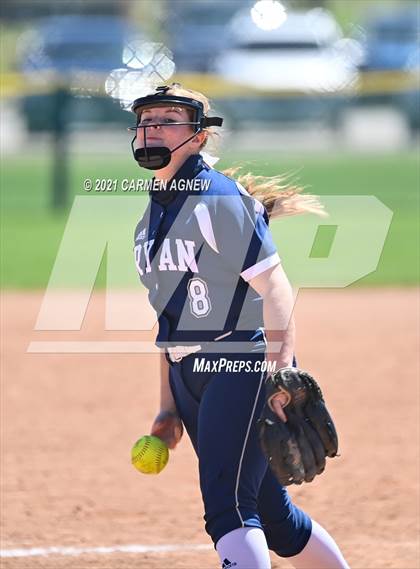 Thumbnail 1 in Cypress Woods vs Bryan (NFCA Texas High School Leadoff Classic Tournament) photogallery.