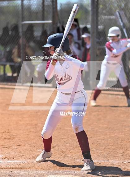 Thumbnail 3 in Cypress Woods vs Bryan (NFCA Texas High School Leadoff Classic Tournament) photogallery.