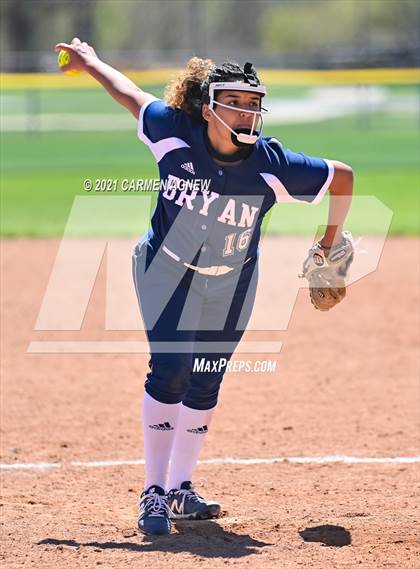 Thumbnail 1 in Cypress Woods vs Bryan (NFCA Texas High School Leadoff Classic Tournament) photogallery.