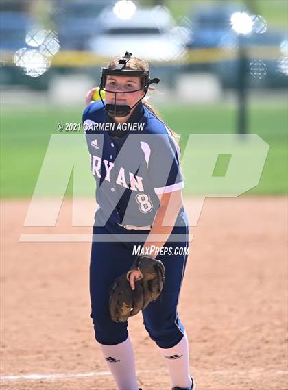 Thumbnail 3 in Cypress Woods vs Bryan (NFCA Texas High School Leadoff Classic Tournament) photogallery.