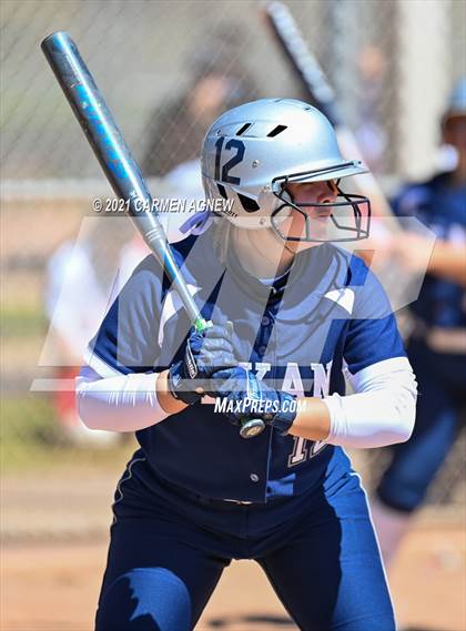 Thumbnail 2 in Cypress Woods vs Bryan (NFCA Texas High School Leadoff Classic Tournament) photogallery.