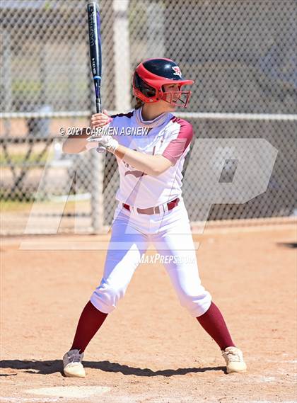 Thumbnail 2 in Cypress Woods vs Bryan (NFCA Texas High School Leadoff Classic Tournament) photogallery.