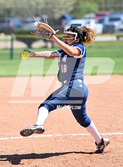 Thumbnail 2 in Cypress Woods vs Bryan (NFCA Texas High School Leadoff Classic Tournament) photogallery.