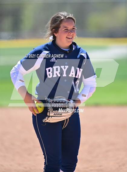 Thumbnail 2 in Cypress Woods vs Bryan (NFCA Texas High School Leadoff Classic Tournament) photogallery.