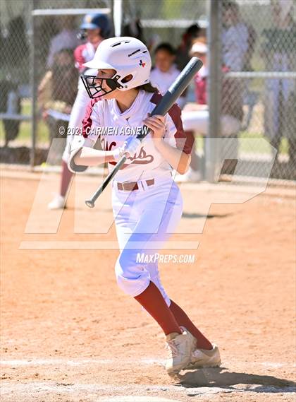 Thumbnail 1 in Cypress Woods vs Bryan (NFCA Texas High School Leadoff Classic Tournament) photogallery.