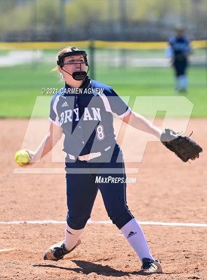 Thumbnail 3 in Cypress Woods vs Bryan (NFCA Texas High School Leadoff Classic Tournament) photogallery.