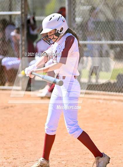 Thumbnail 2 in Cypress Woods vs Bryan (NFCA Texas High School Leadoff Classic Tournament) photogallery.