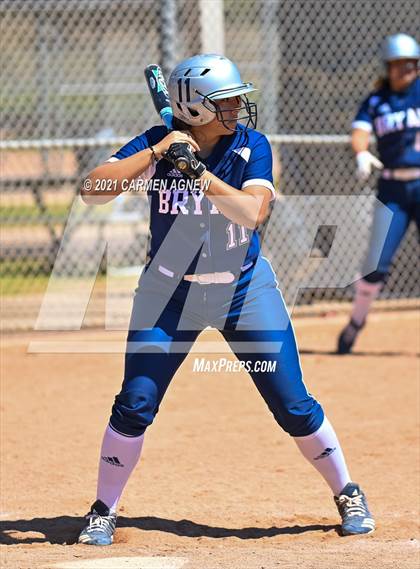 Thumbnail 1 in Cypress Woods vs Bryan (NFCA Texas High School Leadoff Classic Tournament) photogallery.