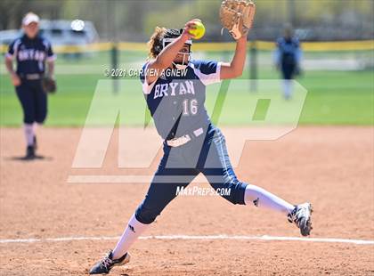 Thumbnail 2 in Cypress Woods vs Bryan (NFCA Texas High School Leadoff Classic Tournament) photogallery.