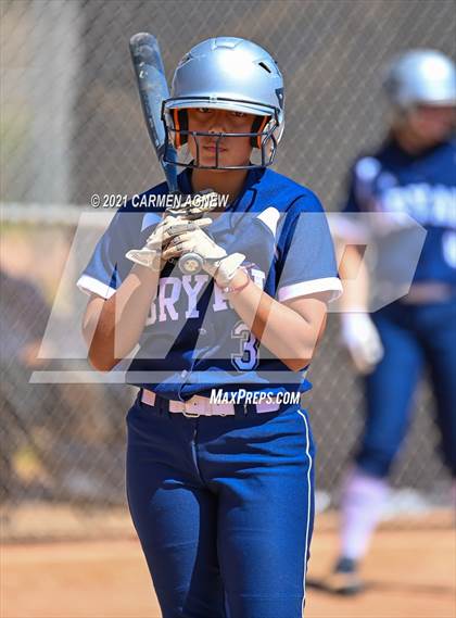 Thumbnail 2 in Cypress Woods vs Bryan (NFCA Texas High School Leadoff Classic Tournament) photogallery.