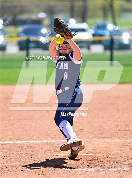 Thumbnail 3 in Cypress Woods vs Bryan (NFCA Texas High School Leadoff Classic Tournament) photogallery.
