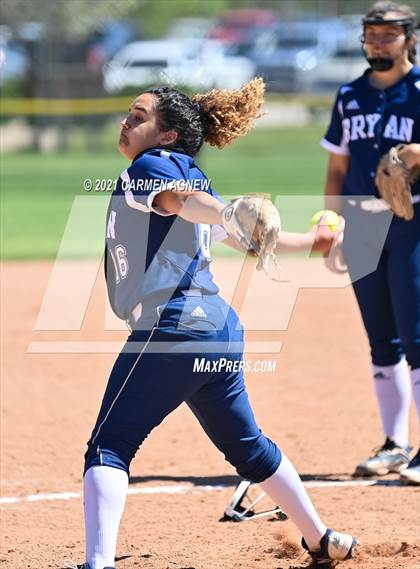 Thumbnail 1 in Cypress Woods vs Bryan (NFCA Texas High School Leadoff Classic Tournament) photogallery.