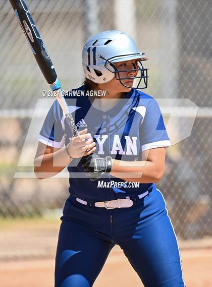 Thumbnail 3 in Cypress Woods vs Bryan (NFCA Texas High School Leadoff Classic Tournament) photogallery.