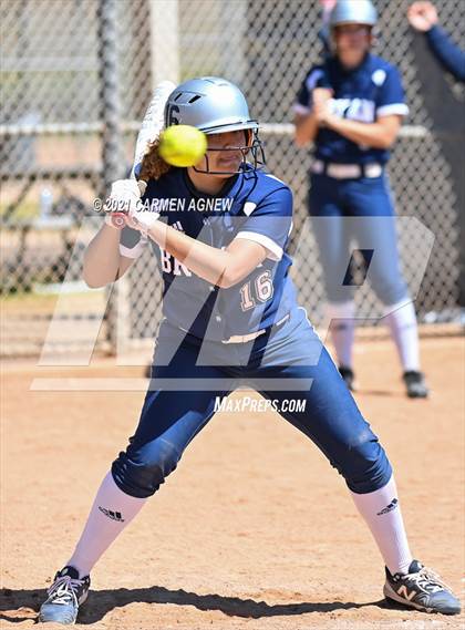 Thumbnail 1 in Cypress Woods vs Bryan (NFCA Texas High School Leadoff Classic Tournament) photogallery.