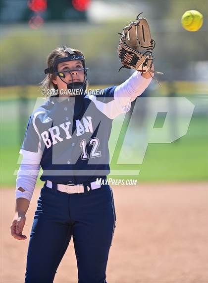 Thumbnail 2 in Cypress Woods vs Bryan (NFCA Texas High School Leadoff Classic Tournament) photogallery.