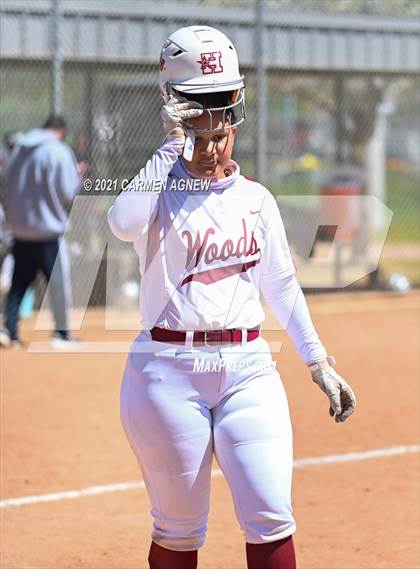 Thumbnail 2 in Cypress Woods vs Bryan (NFCA Texas High School Leadoff Classic Tournament) photogallery.