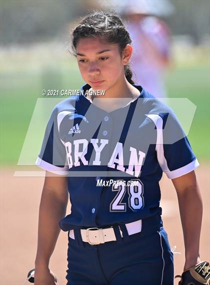 Thumbnail 1 in Cypress Woods vs Bryan (NFCA Texas High School Leadoff Classic Tournament) photogallery.