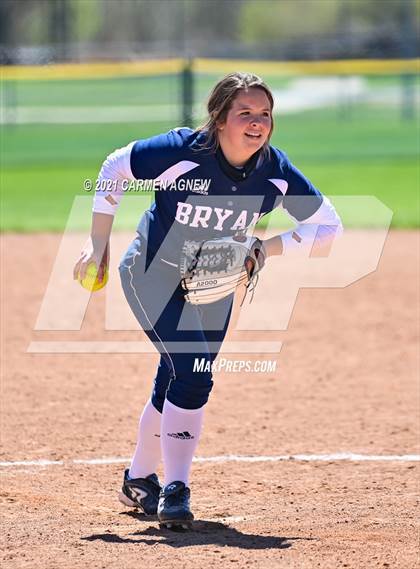 Thumbnail 1 in Cypress Woods vs Bryan (NFCA Texas High School Leadoff Classic Tournament) photogallery.