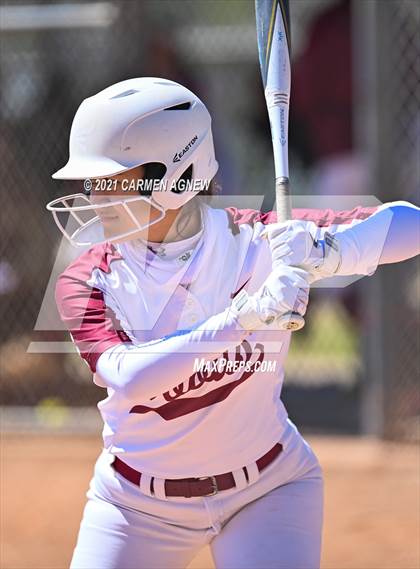 Thumbnail 2 in Cypress Woods vs Bryan (NFCA Texas High School Leadoff Classic Tournament) photogallery.