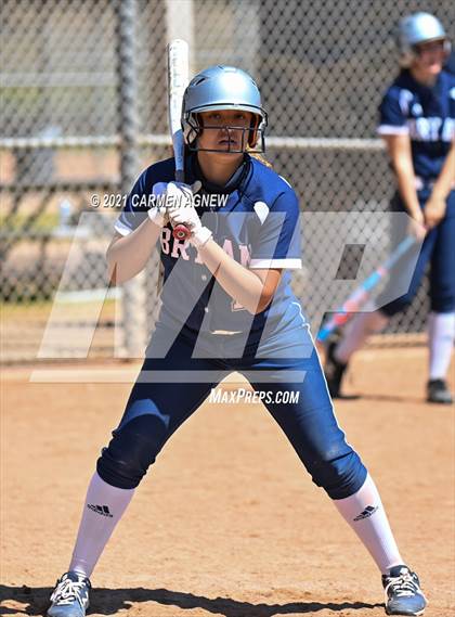 Thumbnail 2 in Cypress Woods vs Bryan (NFCA Texas High School Leadoff Classic Tournament) photogallery.