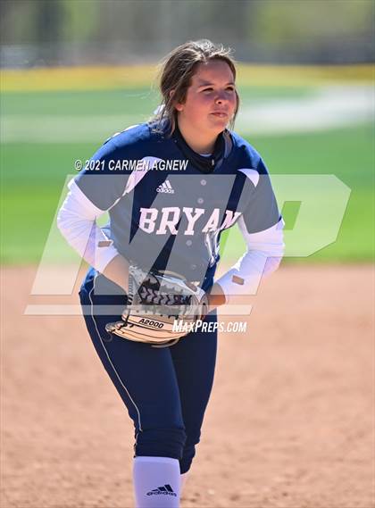 Thumbnail 3 in Cypress Woods vs Bryan (NFCA Texas High School Leadoff Classic Tournament) photogallery.