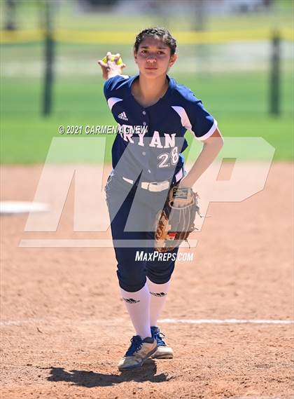 Thumbnail 1 in Cypress Woods vs Bryan (NFCA Texas High School Leadoff Classic Tournament) photogallery.
