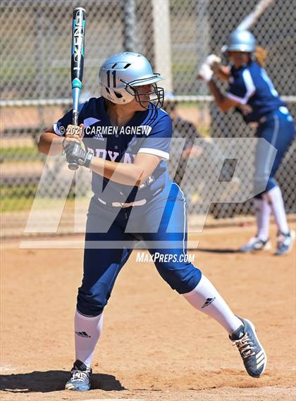 Thumbnail 2 in Cypress Woods vs Bryan (NFCA Texas High School Leadoff Classic Tournament) photogallery.