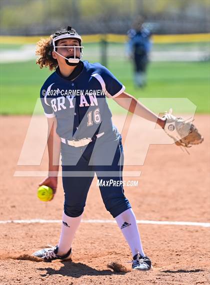 Thumbnail 1 in Cypress Woods vs Bryan (NFCA Texas High School Leadoff Classic Tournament) photogallery.