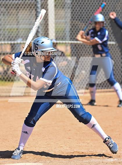 Thumbnail 2 in Cypress Woods vs Bryan (NFCA Texas High School Leadoff Classic Tournament) photogallery.