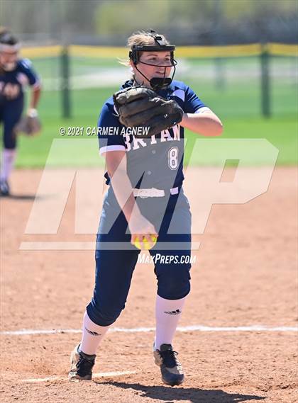 Thumbnail 2 in Cypress Woods vs Bryan (NFCA Texas High School Leadoff Classic Tournament) photogallery.