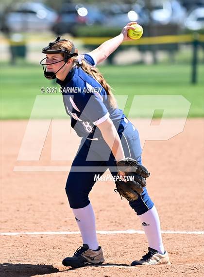 Thumbnail 3 in Cypress Woods vs Bryan (NFCA Texas High School Leadoff Classic Tournament) photogallery.