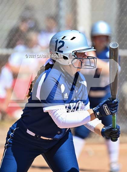 Thumbnail 3 in Cypress Woods vs Bryan (NFCA Texas High School Leadoff Classic Tournament) photogallery.