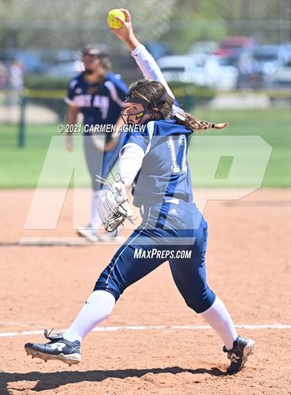 Thumbnail 3 in Cypress Woods vs Bryan (NFCA Texas High School Leadoff Classic Tournament) photogallery.