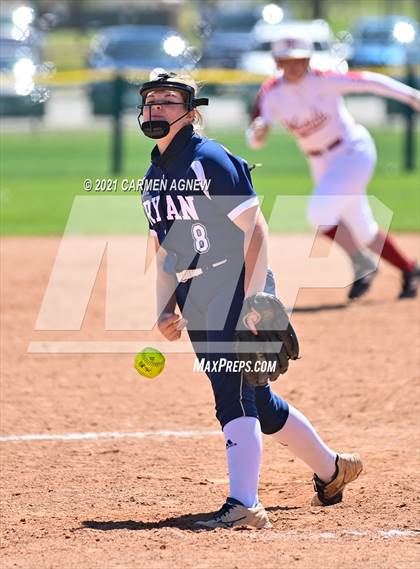 Thumbnail 1 in Cypress Woods vs Bryan (NFCA Texas High School Leadoff Classic Tournament) photogallery.