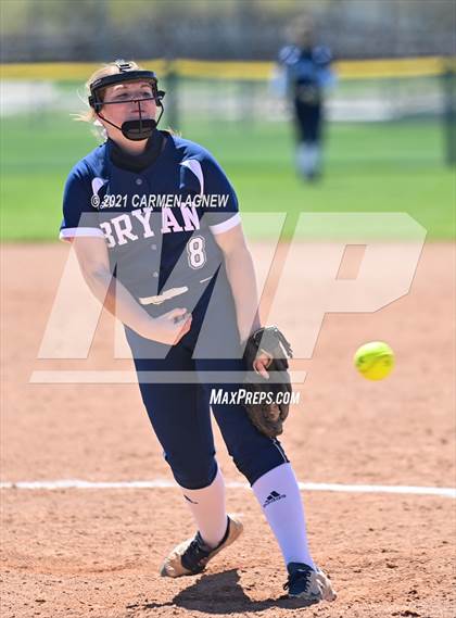 Thumbnail 1 in Cypress Woods vs Bryan (NFCA Texas High School Leadoff Classic Tournament) photogallery.