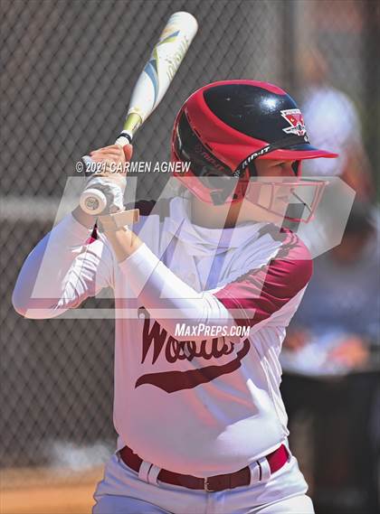 Thumbnail 2 in Cypress Woods vs Bryan (NFCA Texas High School Leadoff Classic Tournament) photogallery.