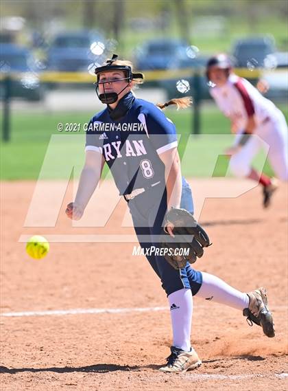 Thumbnail 1 in Cypress Woods vs Bryan (NFCA Texas High School Leadoff Classic Tournament) photogallery.