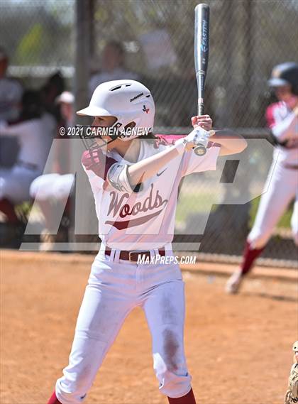 Thumbnail 2 in Cypress Woods vs Bryan (NFCA Texas High School Leadoff Classic Tournament) photogallery.