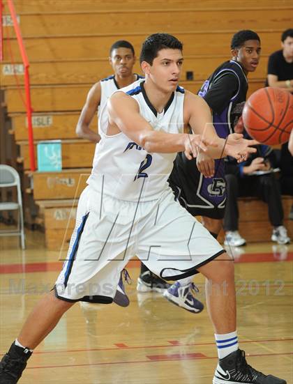 Thumbnail 1 in Rancho Cucamonga vs. Diamond Ranch (MaxPreps Holiday Classic) photogallery.