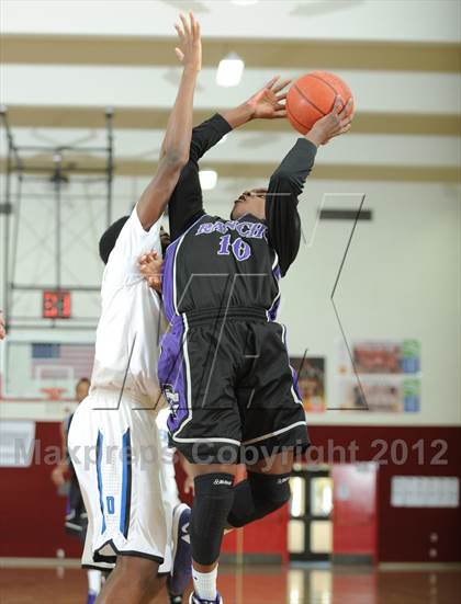 Thumbnail 3 in Rancho Cucamonga vs. Diamond Ranch (MaxPreps Holiday Classic) photogallery.