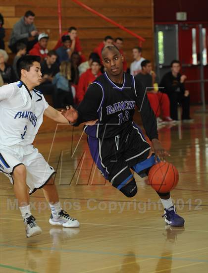 Thumbnail 1 in Rancho Cucamonga vs. Diamond Ranch (MaxPreps Holiday Classic) photogallery.