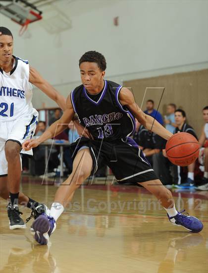 Thumbnail 2 in Rancho Cucamonga vs. Diamond Ranch (MaxPreps Holiday Classic) photogallery.