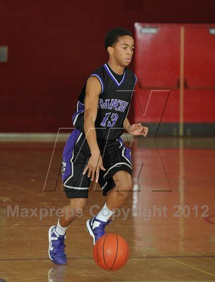 Thumbnail 1 in Rancho Cucamonga vs. Diamond Ranch (MaxPreps Holiday Classic) photogallery.